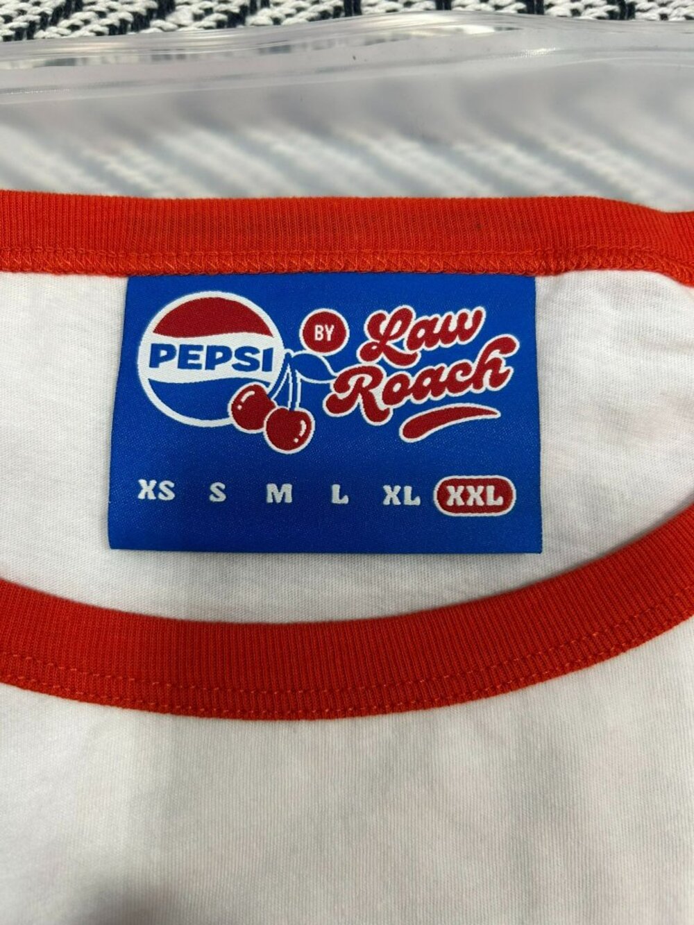 Pepsi Wild Cherry Baby Tee By Law Roach Size XXL - Rare Limited Edition - Picture 3 of 7